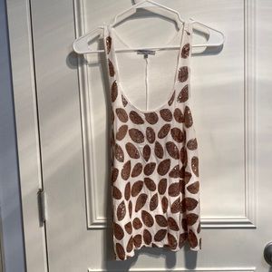 Charlotte Russe top with gold sequins